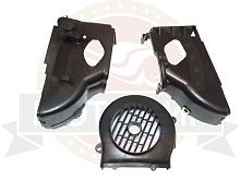 Кожух охлаждения цилиндра 4х такт. в сборе GY6-50/60/80, FT50QT-4A (+кожух крыльчатки 91832)