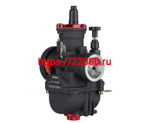 Карбюратор NIBBI Racing PWK26 (YJ), реком.двиг. 100-150 см3 (вход/выход 26 и 50 мм) фото 2 Карбюратор NIBBI Racing PWK26 (YJ), реком.двиг. 100-150 см3 (вход/выход 26 и 50 мм) фото 2