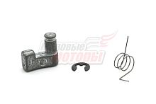 Собачка стартера с пружиной мотокосы BC/GBC-026 (комплект= 1 собачка металл+1 пружина+1 шайба)