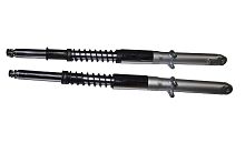 Перо вилки передней Zodiak левое/правое  25 мм ось 10 мм, с.о. пружина снаружи, барабан. тормоз