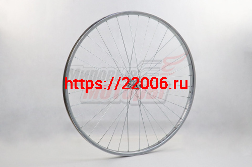 Обод 28" передний (ХРОМ) в сборе с втулкой Обод 28" передний (ХРОМ) в сборе с втулкой