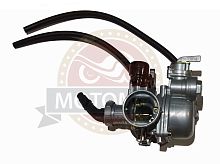 Карбюратор PZ25 с бензокраном, ручной подсос справа (НАБОР)