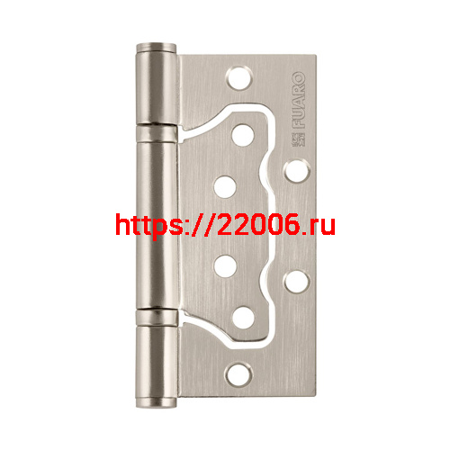 Петля Fuaro (Фуаро) универсальная без врезки IN4300W SN (300-2BB 100x2) мат. никель Петля Fuaro (Фуаро) универсальная без врезки IN4300W SN (300-2BB 100x2) мат. никель