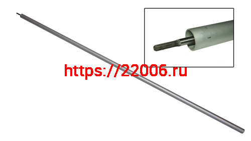 Штанга мотокосы GBC-026/033/043 с приводным валом (26мм) 7 шлицов