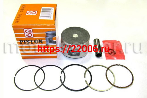 Поршень в сборе двигателя SEE 139FMB 110сс std. 52.4мм стандартный Поршень в сборе двигателя SEE 139FMB 110сс std. 52.4мм стандартный